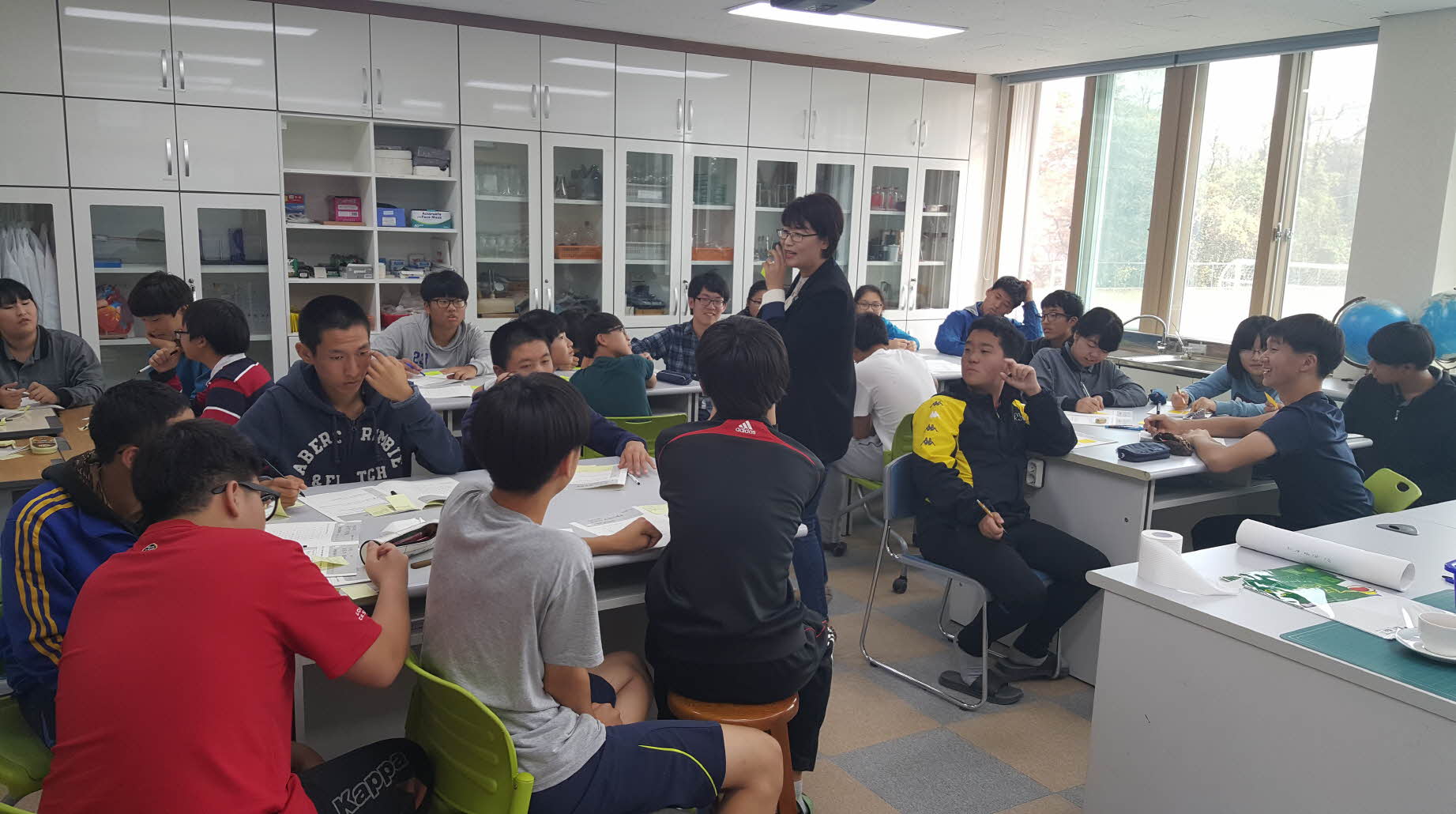 2015년 강원도 일곱 번째 민주주의 선거교실 "영월군 신천중학교" 학생들과 함께!