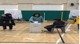 석화초등학교 학생자치회장단 선거 지원