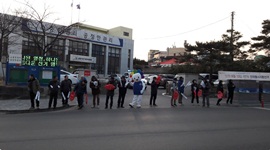 평창동계올림픽 성화봉송 계기 지방선거 홍보